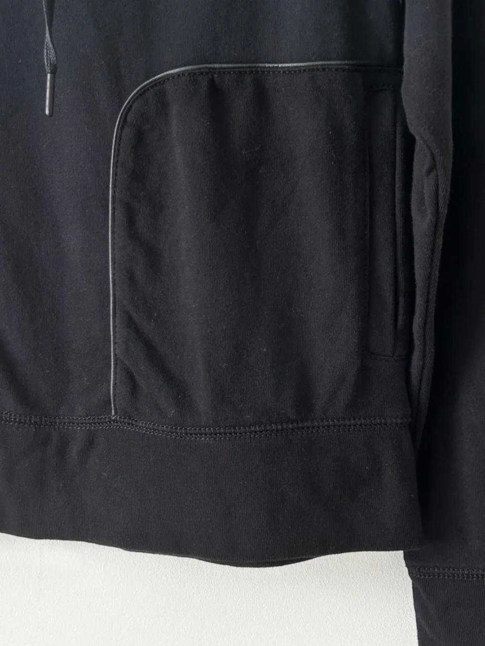 Alexander Wang Black Cotton Funnel Neck Sweatshirt